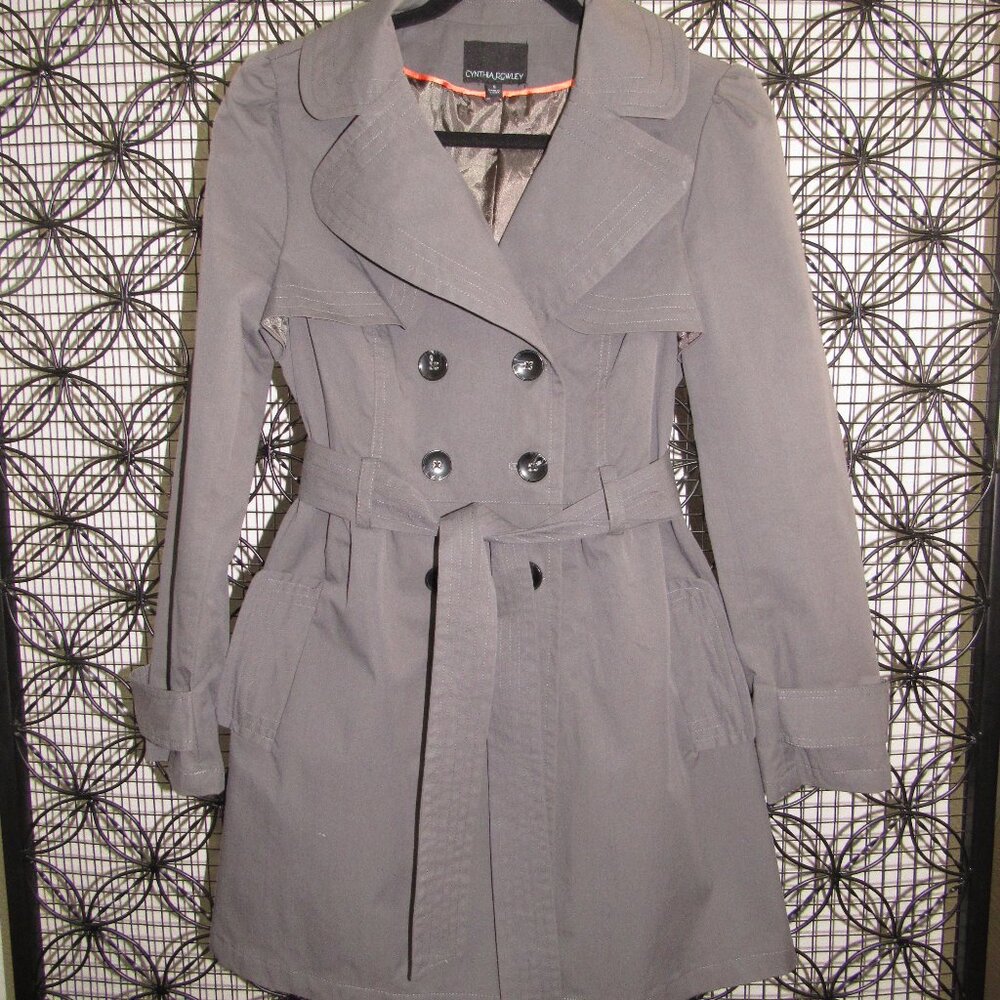 Cynthia Rowley double-breasted trench coat | S